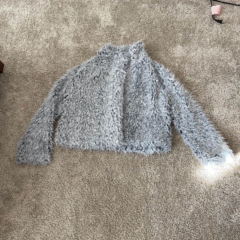 Target blue fluffy jacket